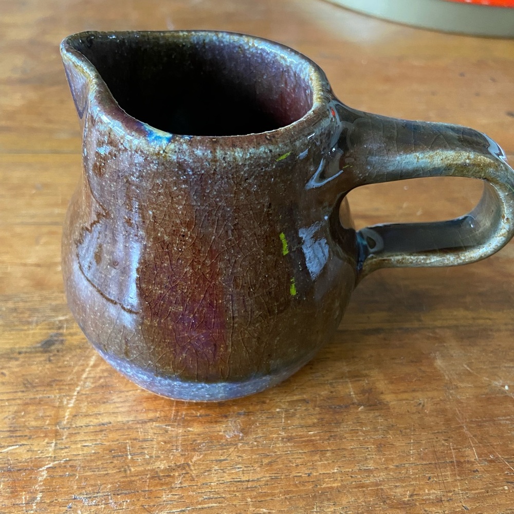 Vintage Studio Art Pottery Stoneware Pitcher